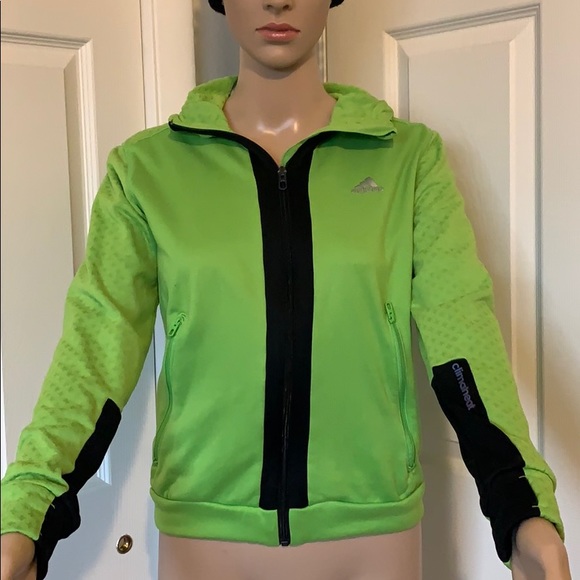 neon green adidas jumper